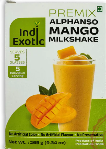 Indi Exotic PREMIX ALPHANSO MANGO MILKSHAKE 9.34 OZ